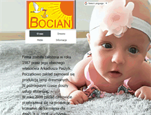 Tablet Screenshot of bocian-meble.pl